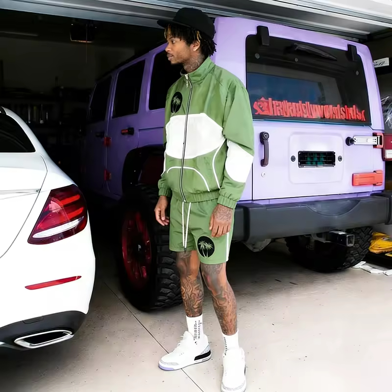 Windbreaker Jacket and Short Set