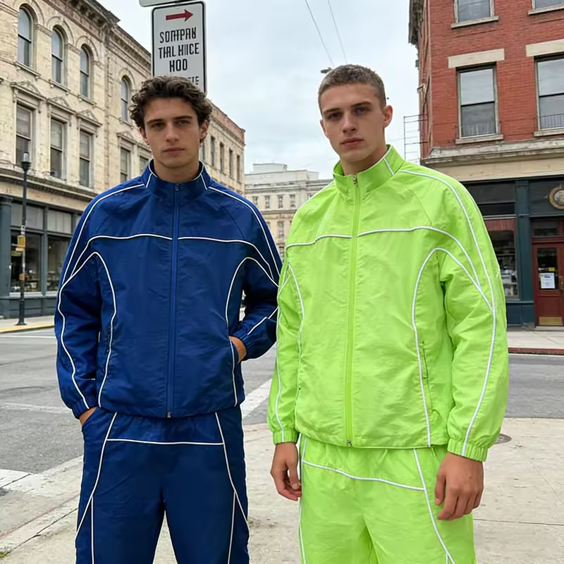 Windbreaker Tracksuit Set Men