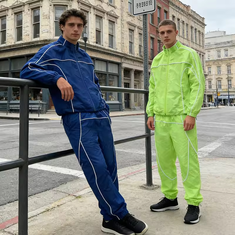 Windbreaker Tracksuit Set Men