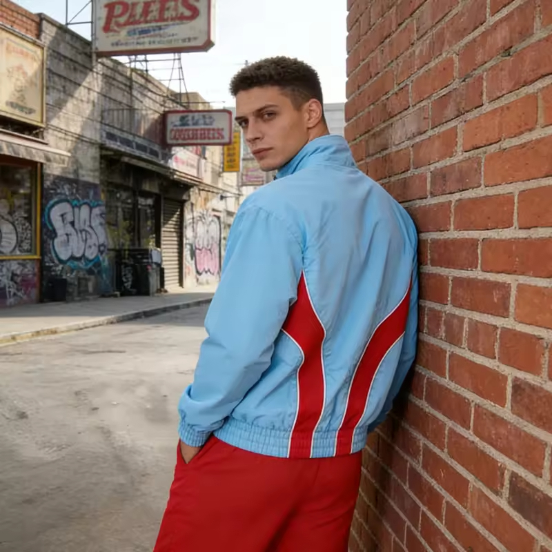 Windbreaker Zip up Tracksuit Men