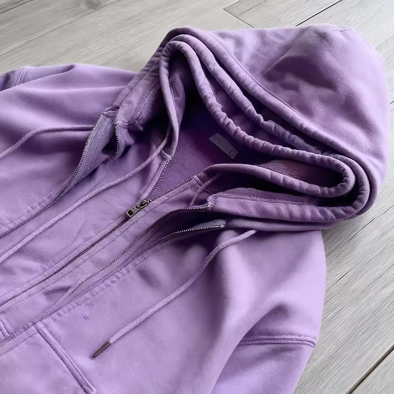 Zip up Blank Hoodie
