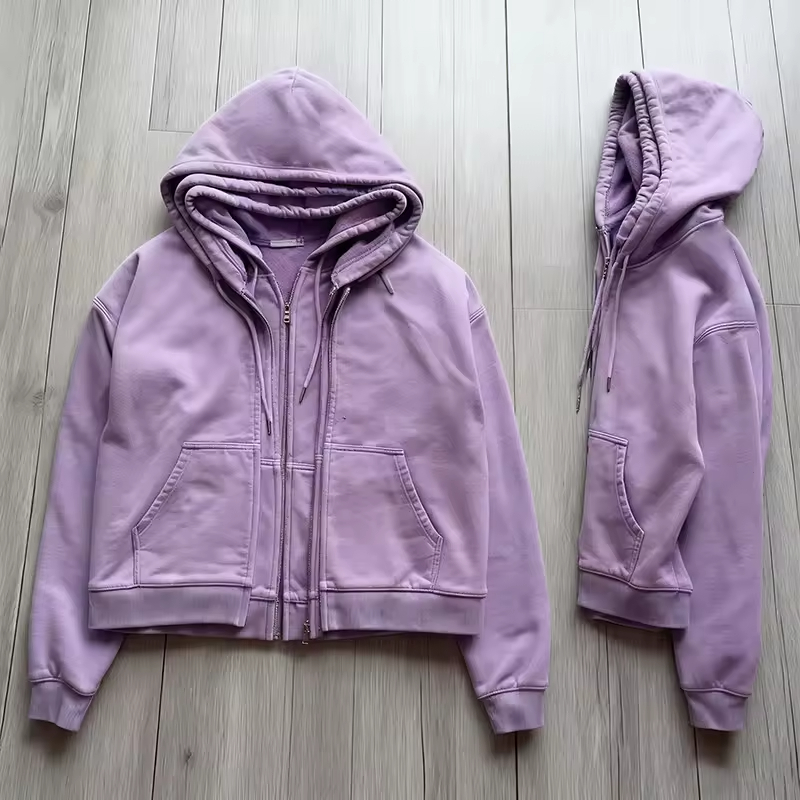 Zip up Blank Hoodie