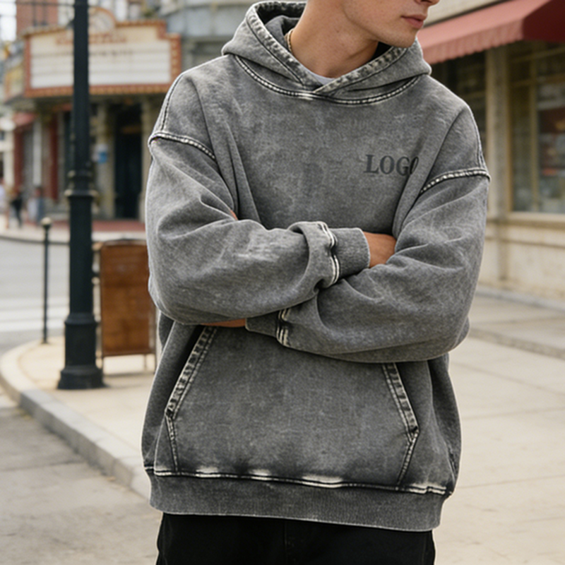Zip up Vintage Hoodie