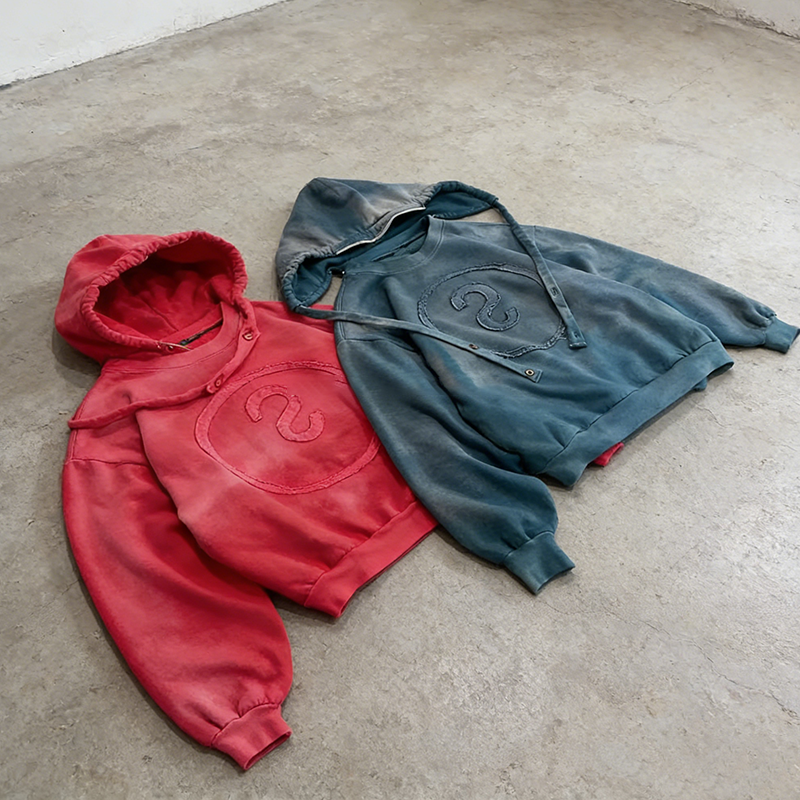 Acid Wash Sweatshirt Men