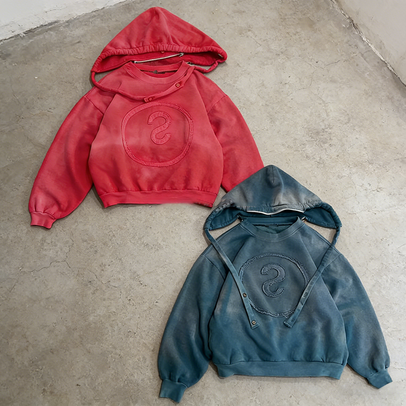 Acid Wash Sweatshirt Men