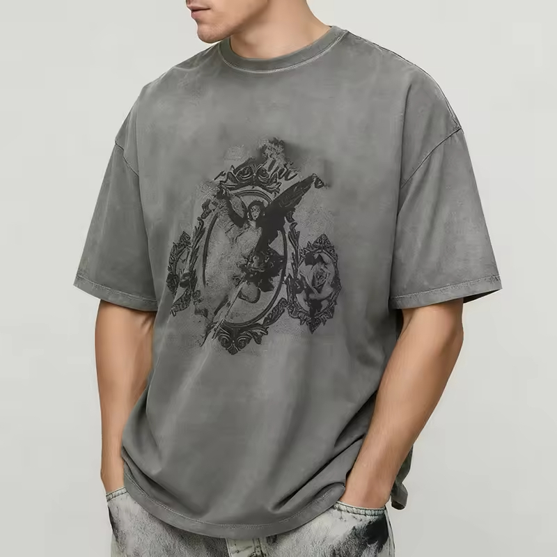 Streetwear Casual Oversized Graphic T Shirt