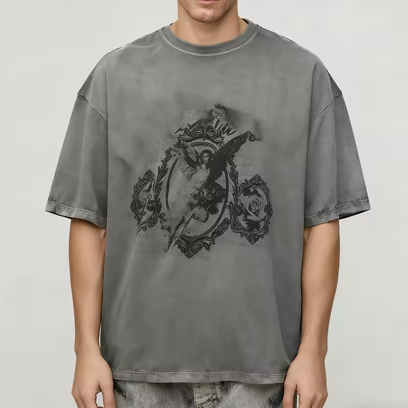 Streetwear Casual Oversized Graphic T Shirt