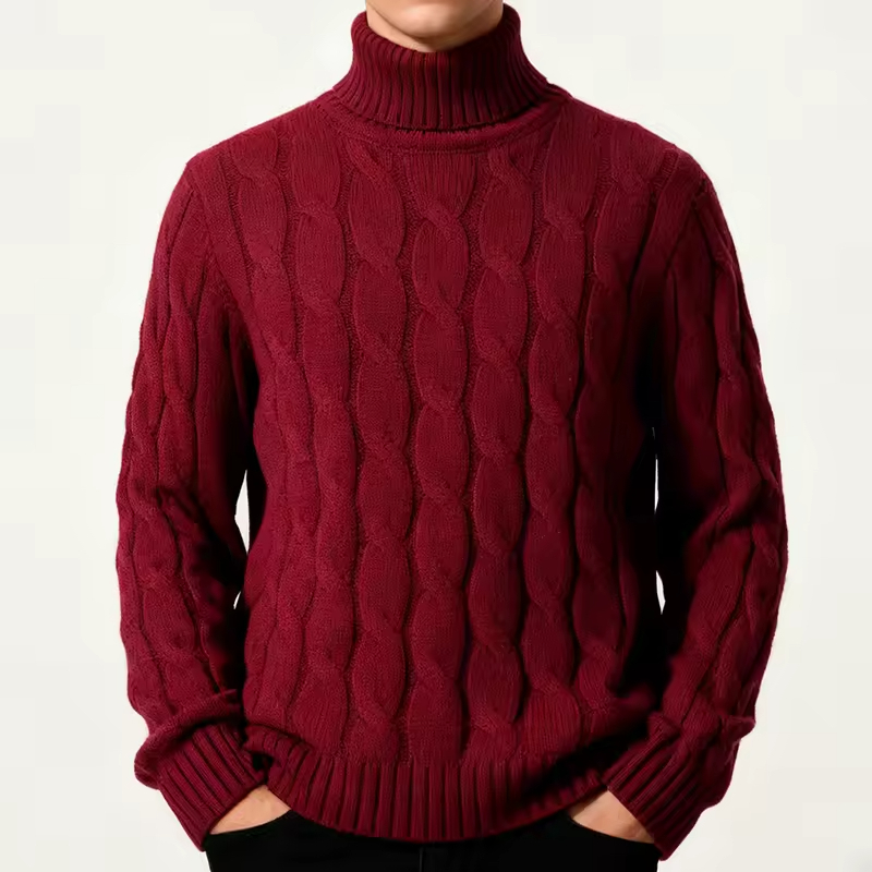 Knitted High Neck Sweater