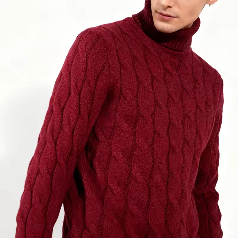 Knitted High Neck Sweater