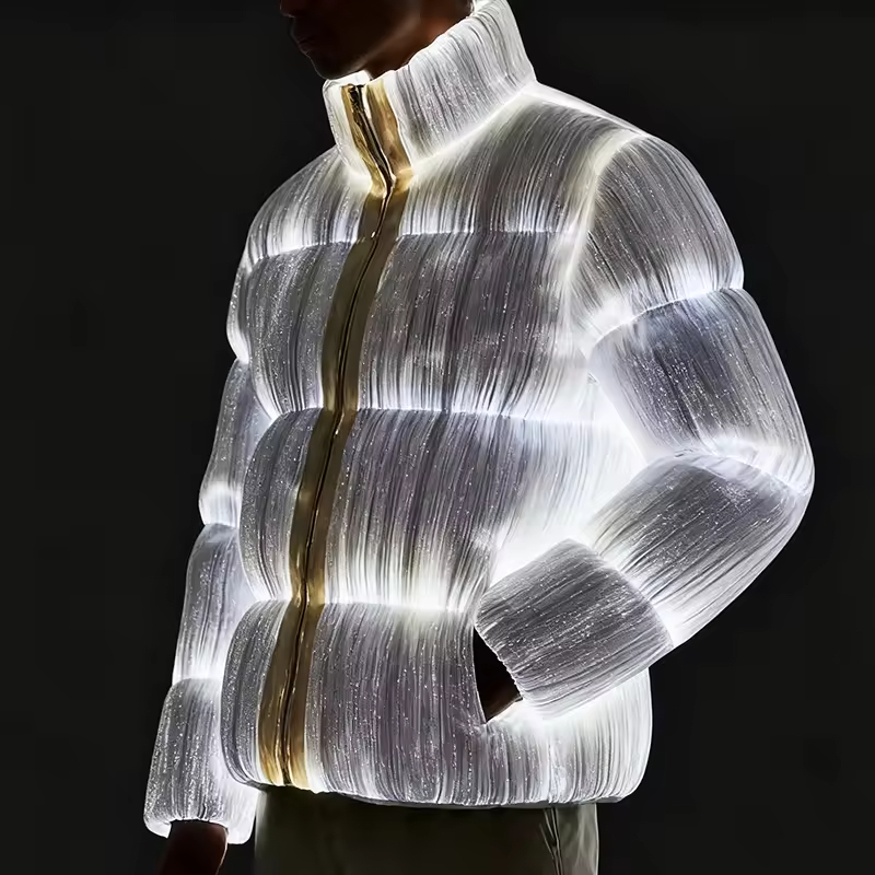 Light Up Glowing Luminous Puffer Jacket