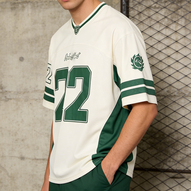 Retro V Neck Football Jersey