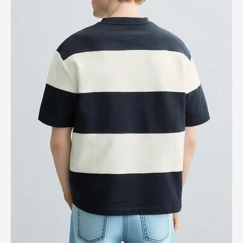 Classic Striped Casual T-shirt for Men