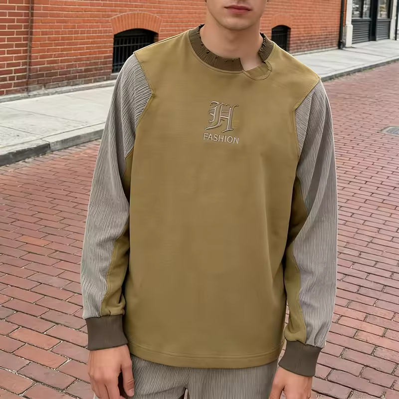 Waffle Cotton T-Shirt