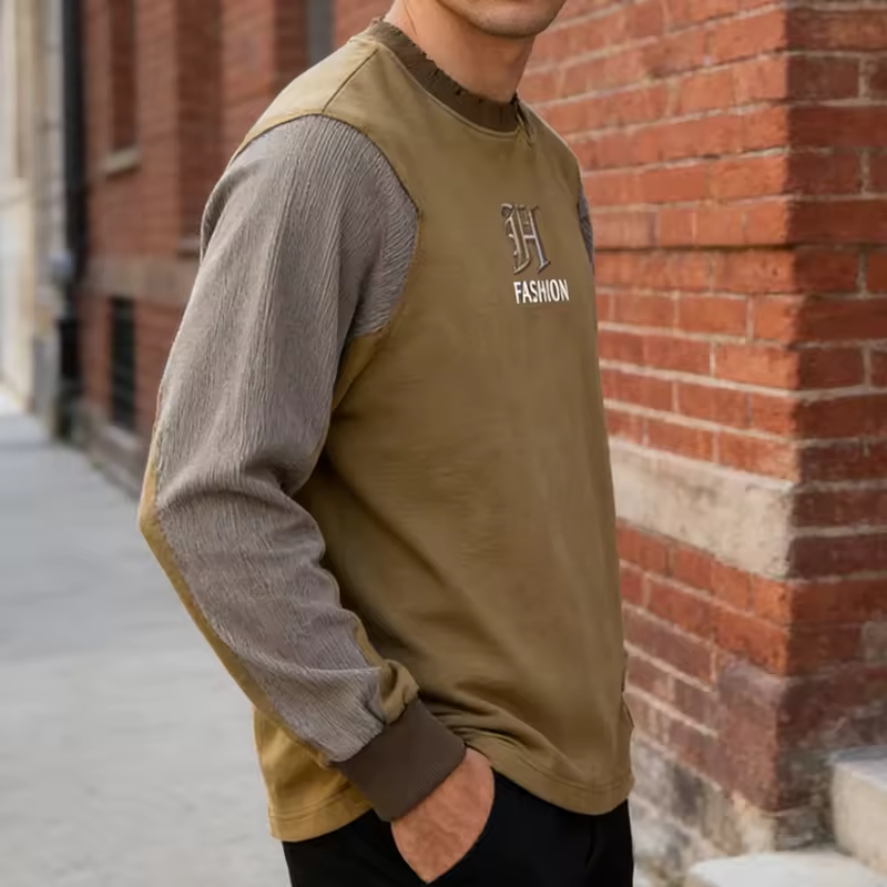 Waffle Cotton T-Shirt
