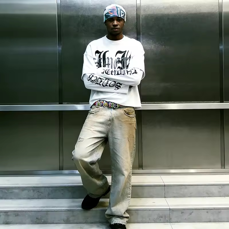 Double Layer Long Sleeve T-Shirt