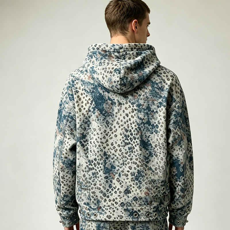 Full-Zip Hooded Fleece Jacket