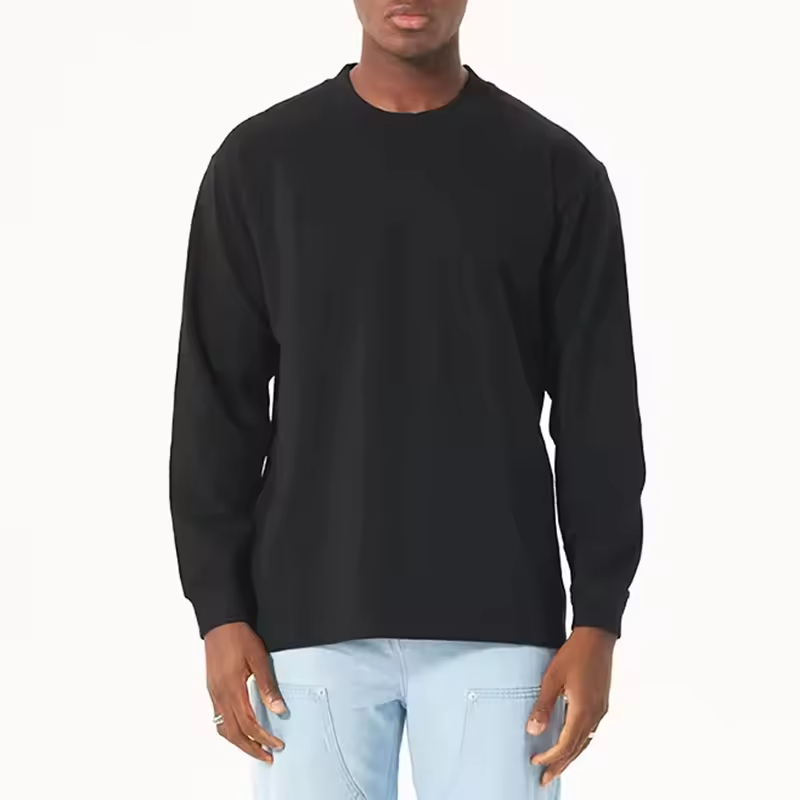 100% Cotton Long Sleeves Blank T Shirt