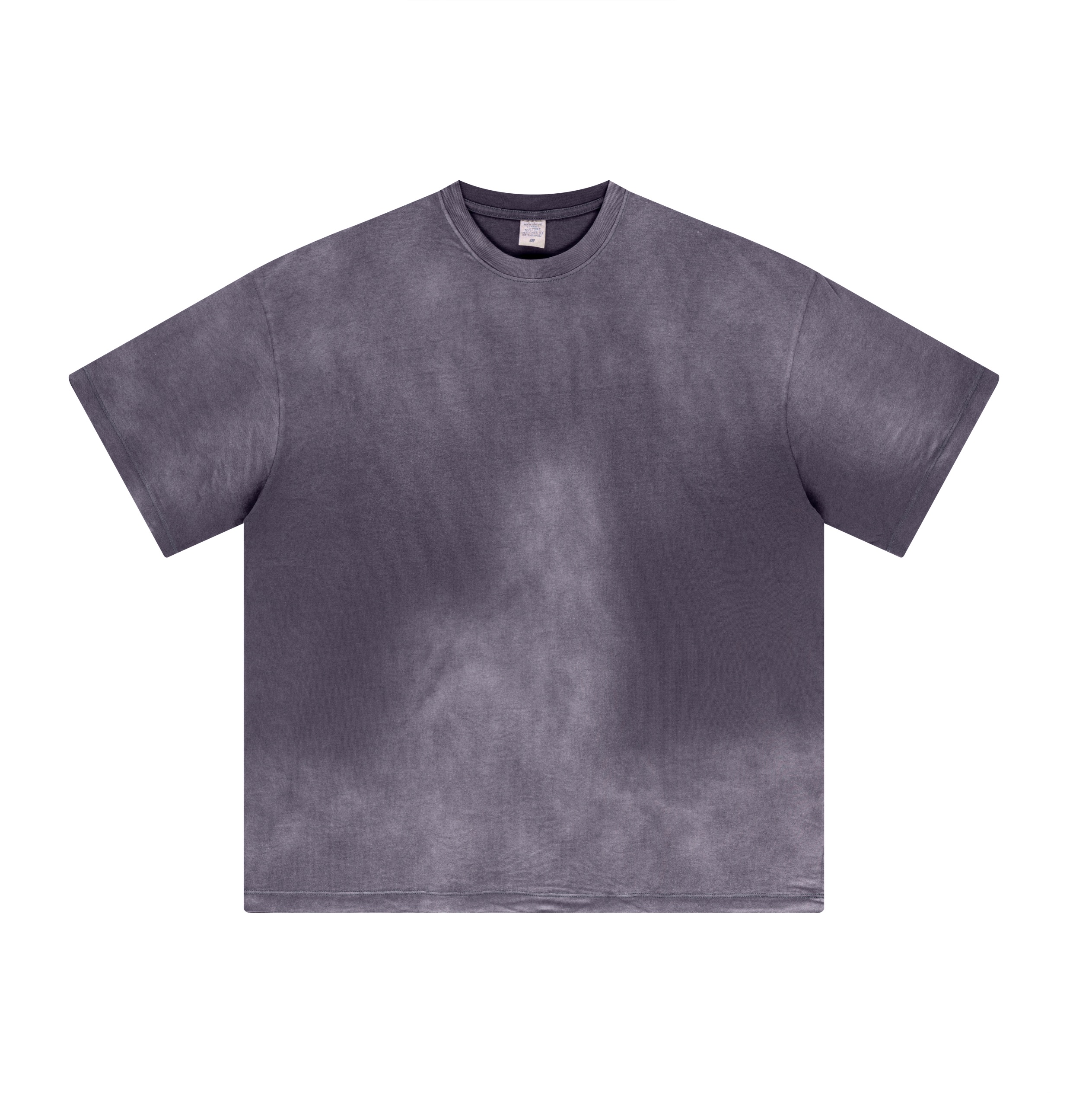 Pink Gradient Washed Minimal Streetwear Oversized T Shirt