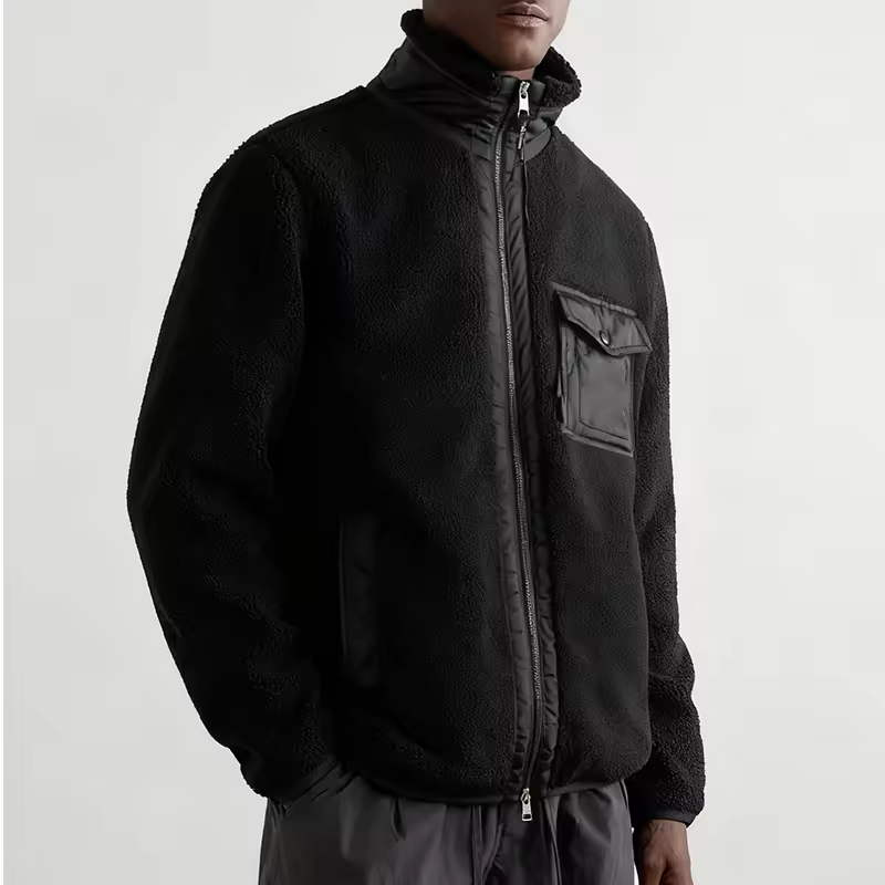 Wool Sherpa Fleece Jacket
