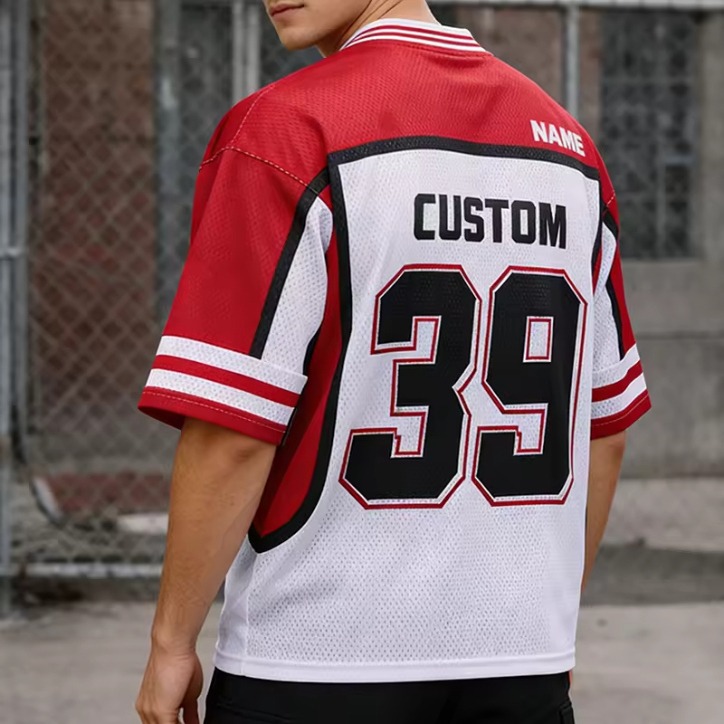 Mesh Football Jersey T-shirt