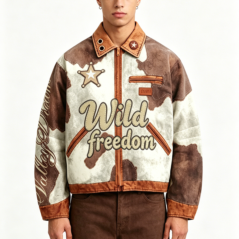 Embroidered Baseball Jacket