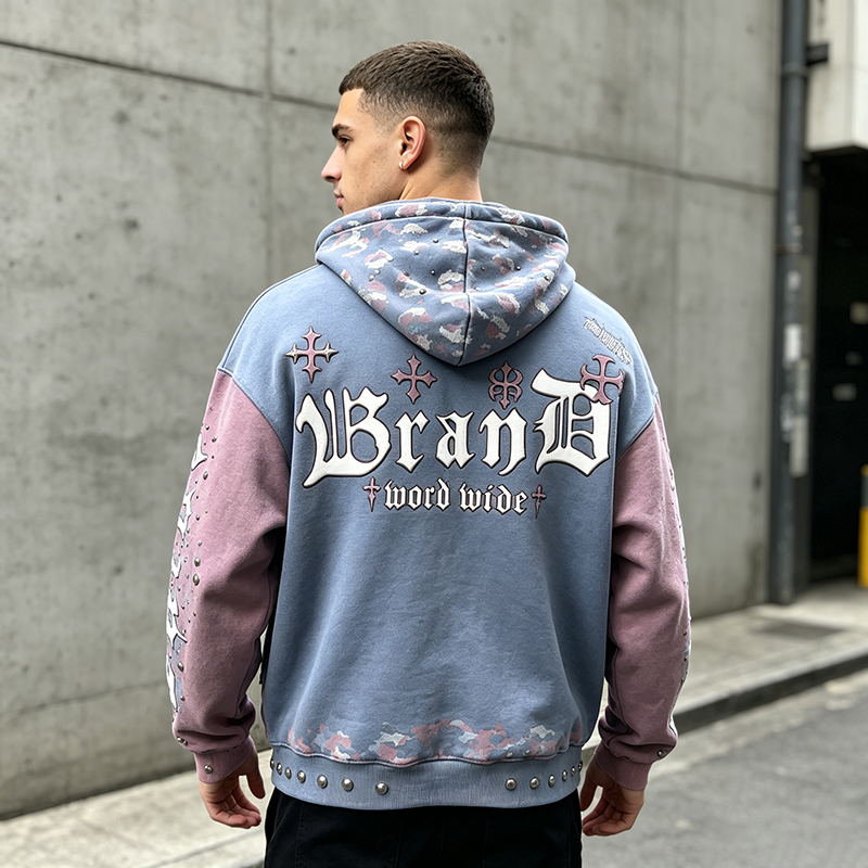 Y2K Rhinestone Studded  Hoodie