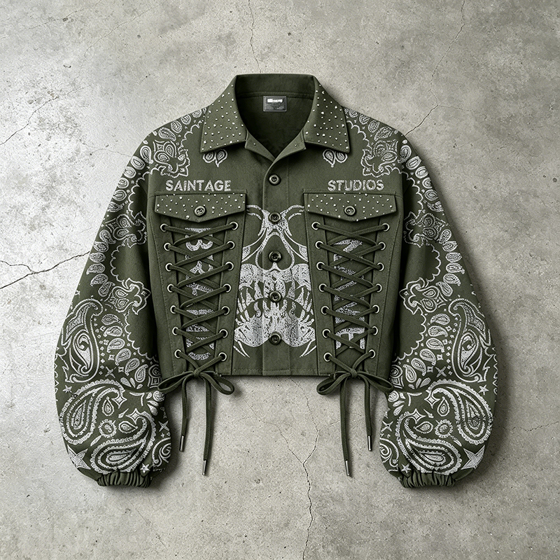 Full Lace Up Front Jacket