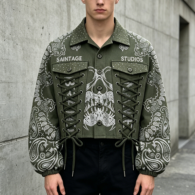 Full Lace Up Front Jacket