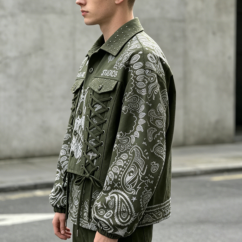 Full Lace Up Front Jacket
