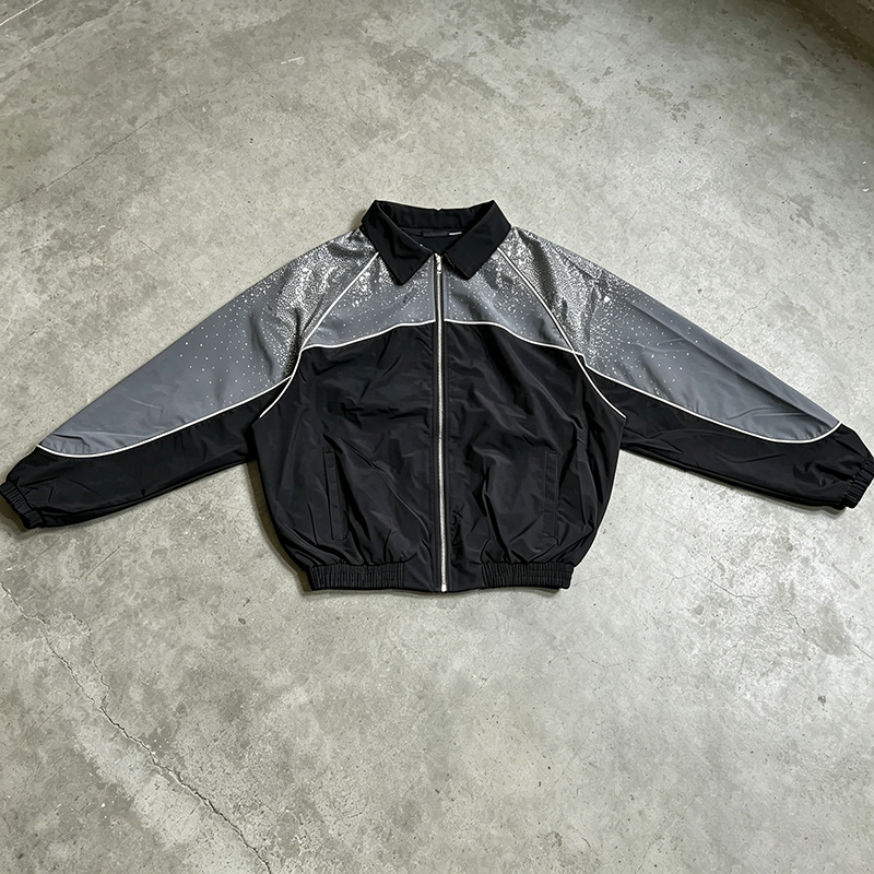 Glitter Splatter Track Jacket