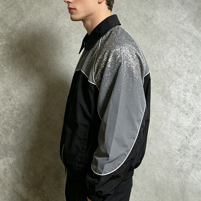 Glitter Splatter Track Jacket