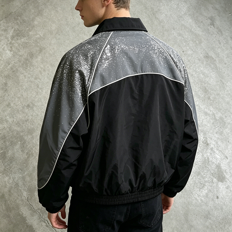 Glitter Splatter Track Jacket