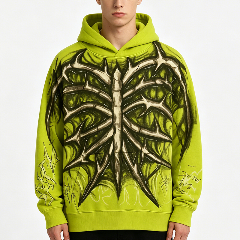 Airbrush Rib CageHoodie