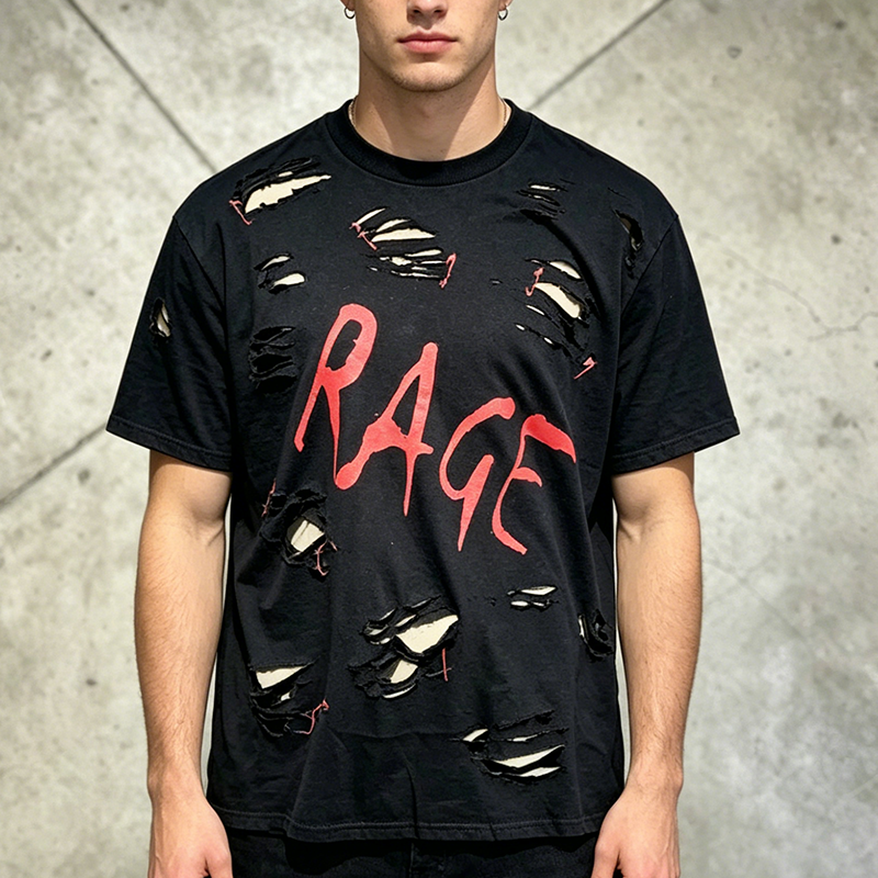 Distressed Ripped T Shirts