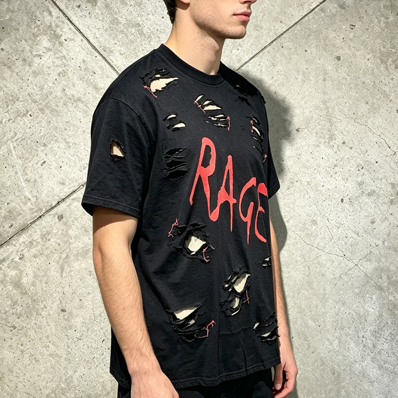 Distressed Ripped T Shirts