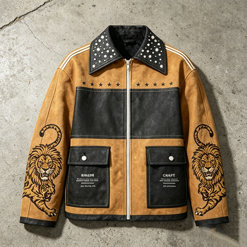 Studded Collar Jacket