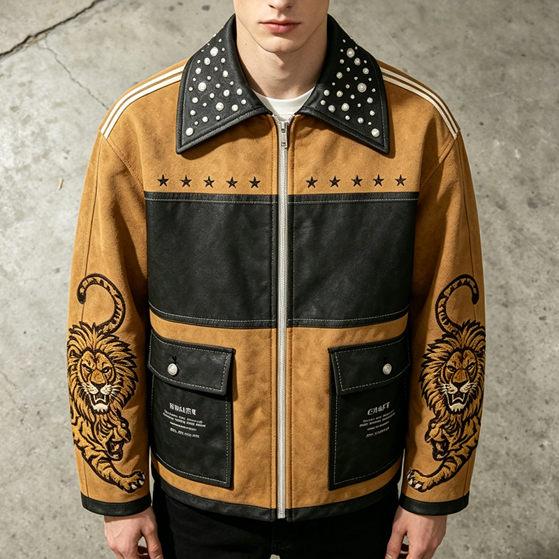 Studded Collar Jacket