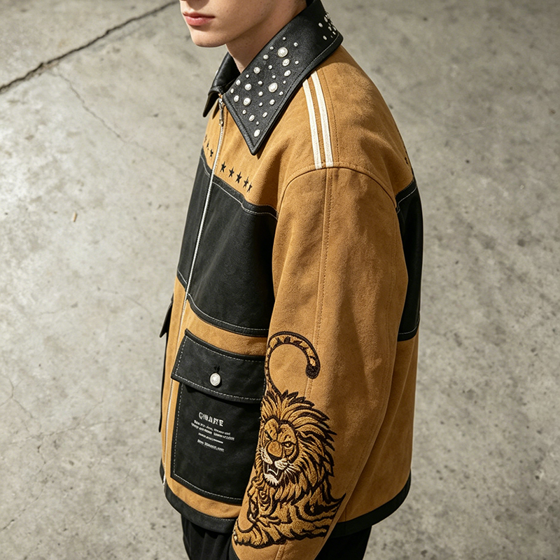 Studded Collar Jacket