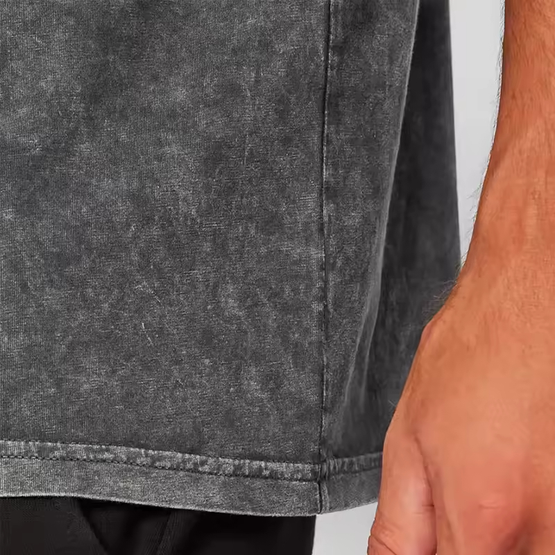 Vintage Wash Grey Relaxed Fit T Shirt