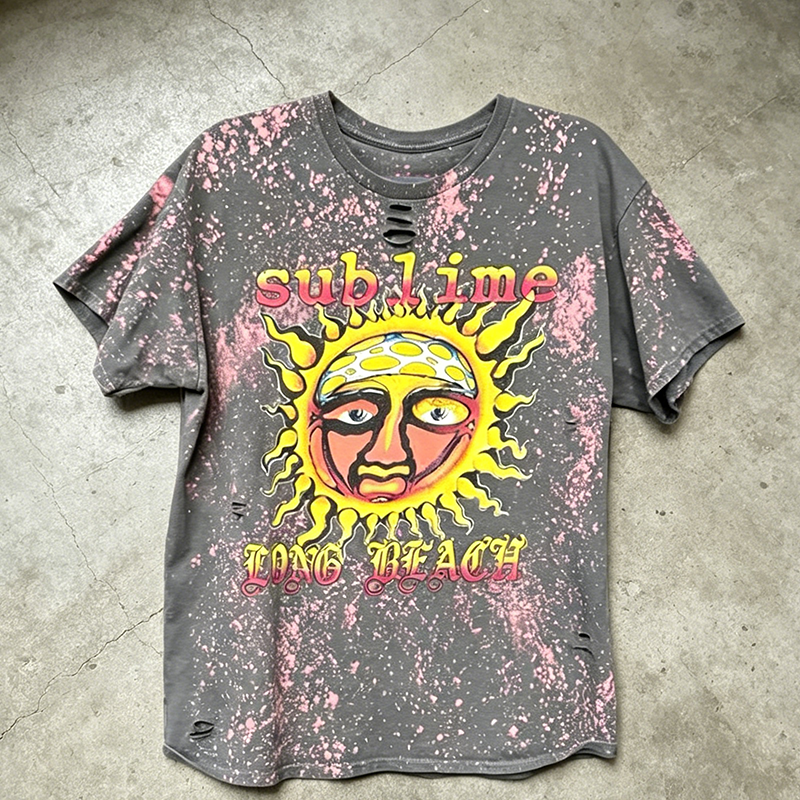 Distressed Vintage Graphic T Shirt