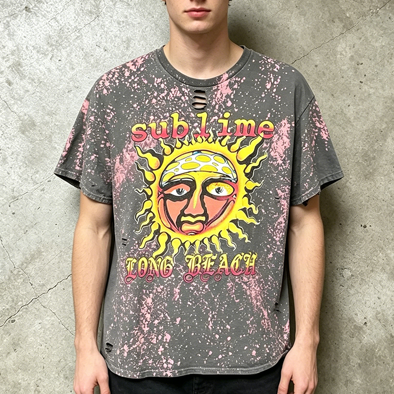 Distressed Vintage Graphic T Shirt