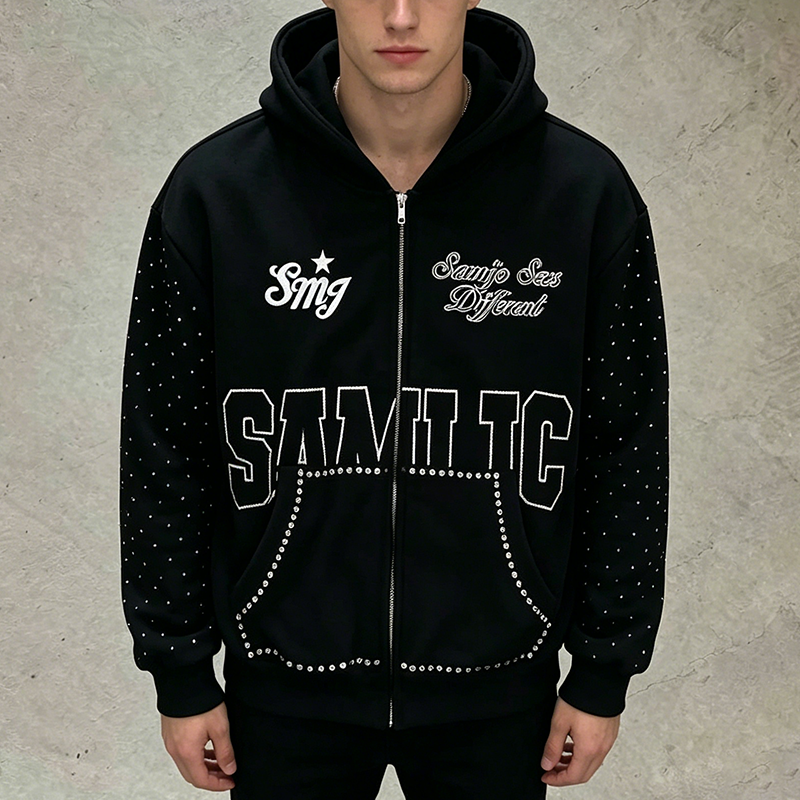 Rhinestone Hoodie