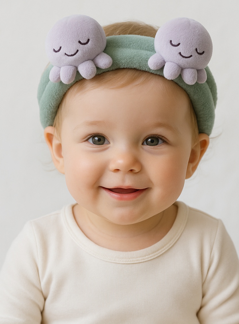 Lightweight and Breathable Baby Headbands – All-Day Wear Without Pressure