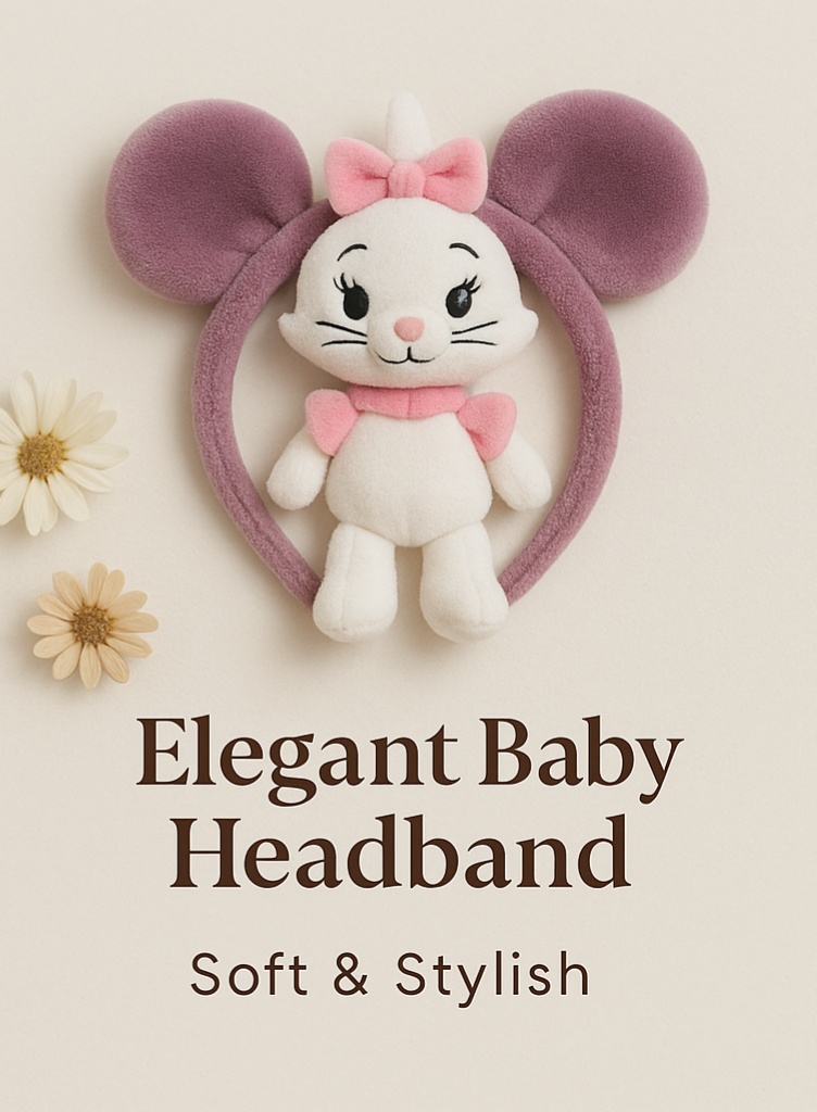 Soft and Stretchy Baby Headbands – Ideal for Sensitive Newborns