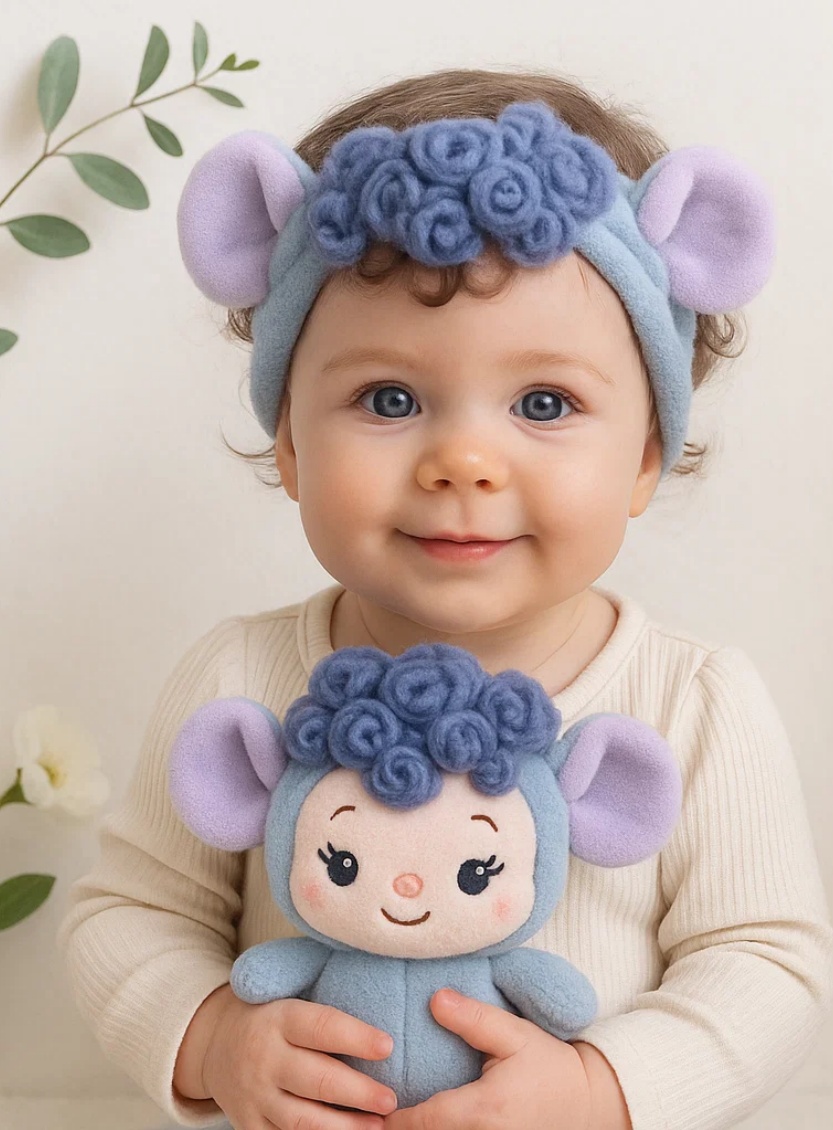 Smiley Baby Headband - Cute & Comfortable Design for Wholesale Orders