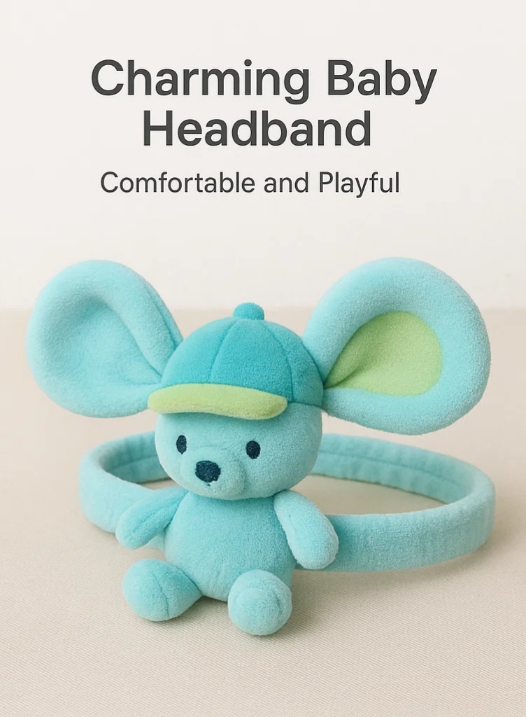 Lightweight Baby Headbands – Breathable Design for All-Day Comfort