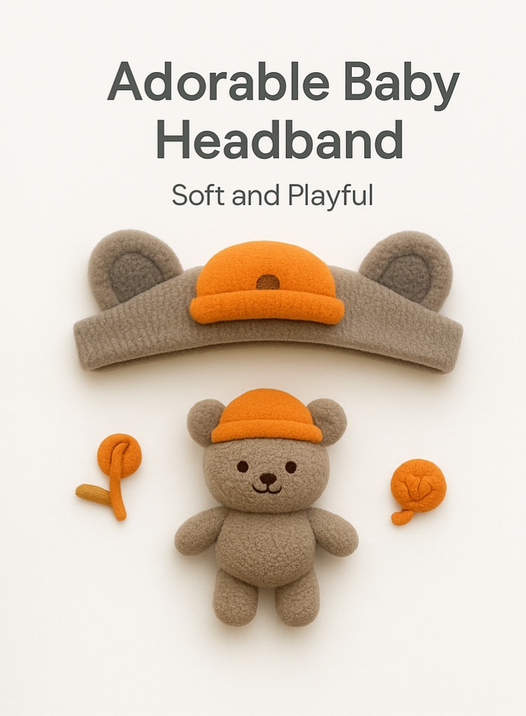 Premium Baby Headbands – High-Quality Material for All-Day Comfort