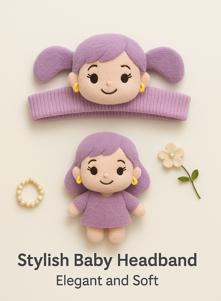 Soft Fabric Baby Headbands – Gentle on Baby’s Skin