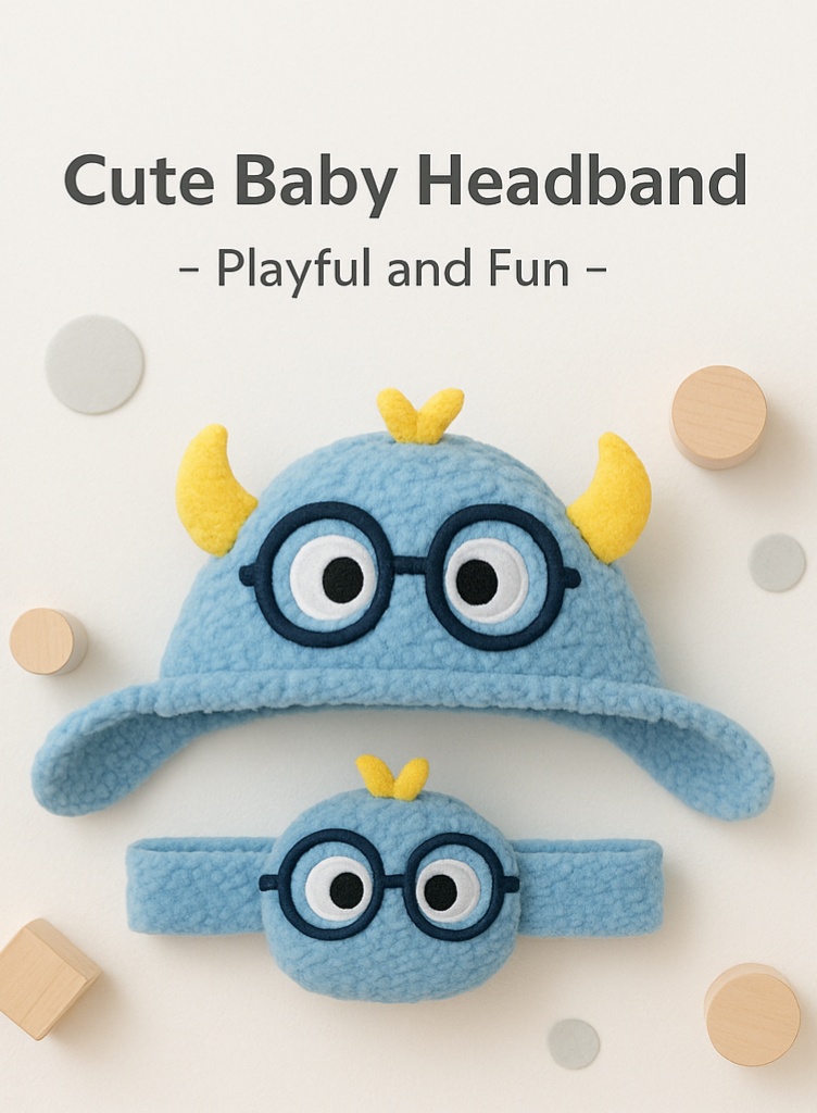 Charming Removable Plush Toy Headband - Comfortable and Playful