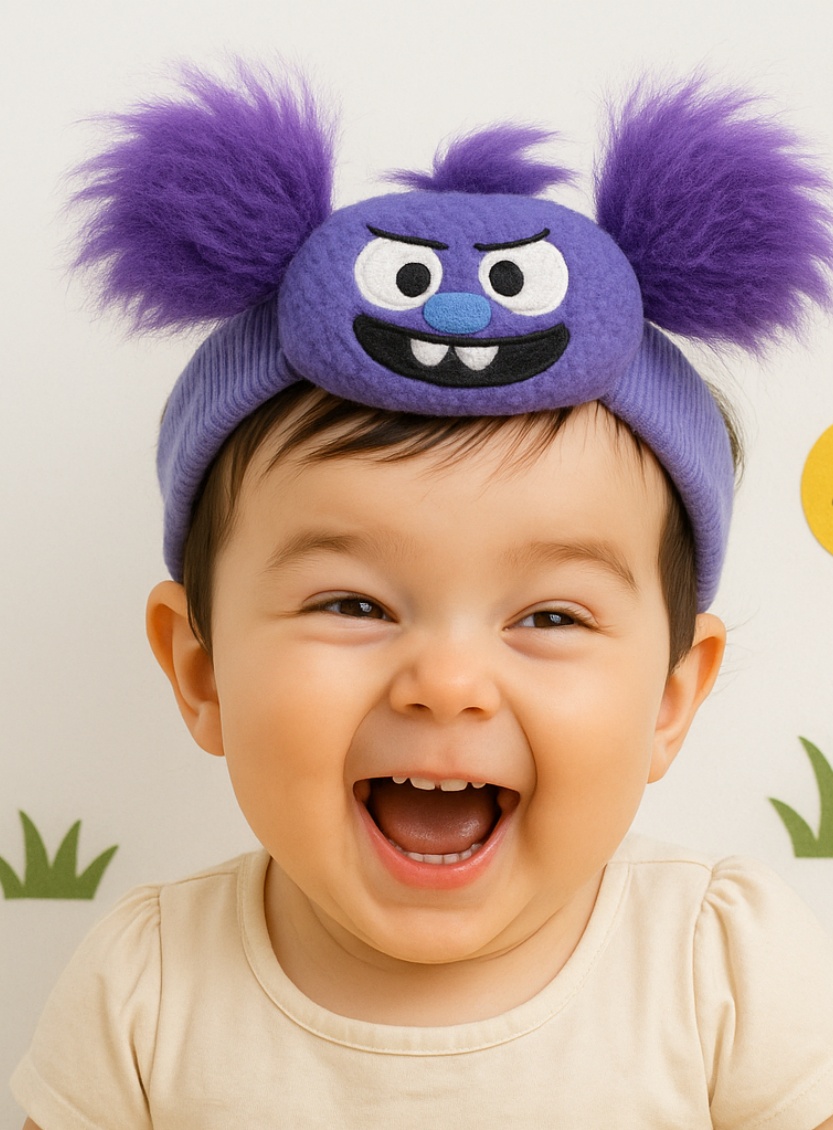 Playful Removable Plush Toy Headband - Fun & Unique